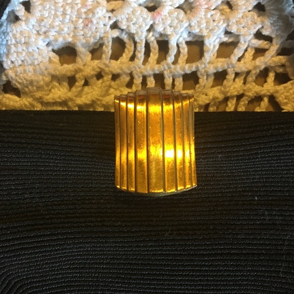 VINTAGE KORDAY BLACK HANDBAG - Picture 5 of 7